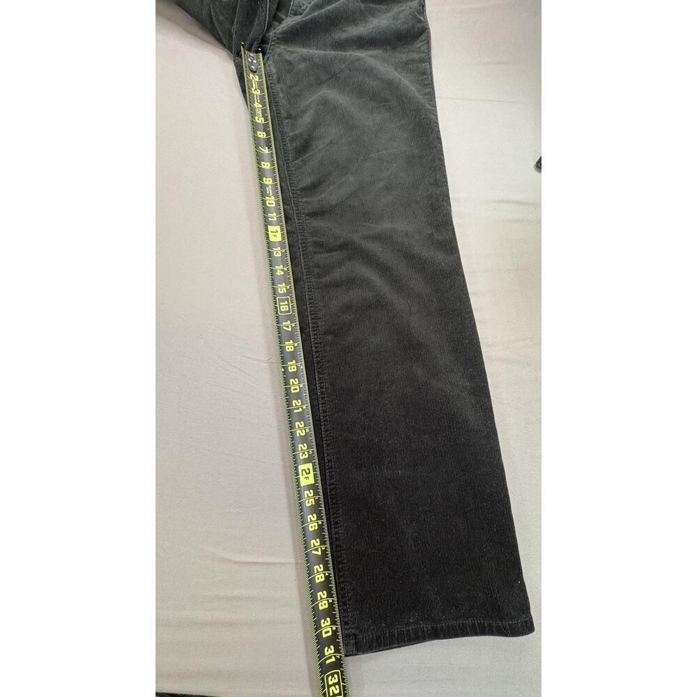 Eddie Bauer Black Corduroy Women’s Straight Leg Mid Rise Pants Size 8 - Picture 7 of 11